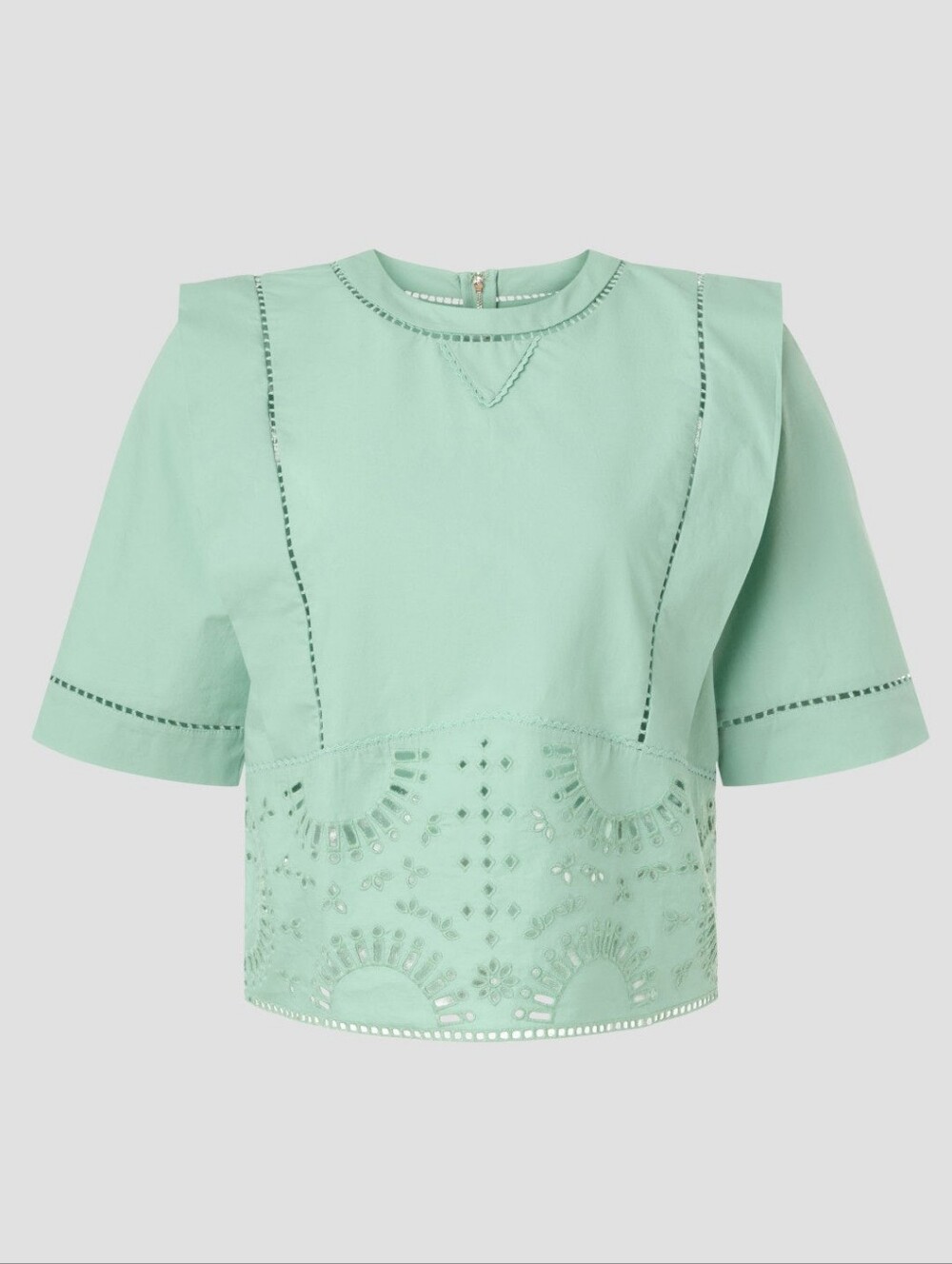 BOSS Ikara Top Crew Neck ¾ Sleeves Cotton Size 10